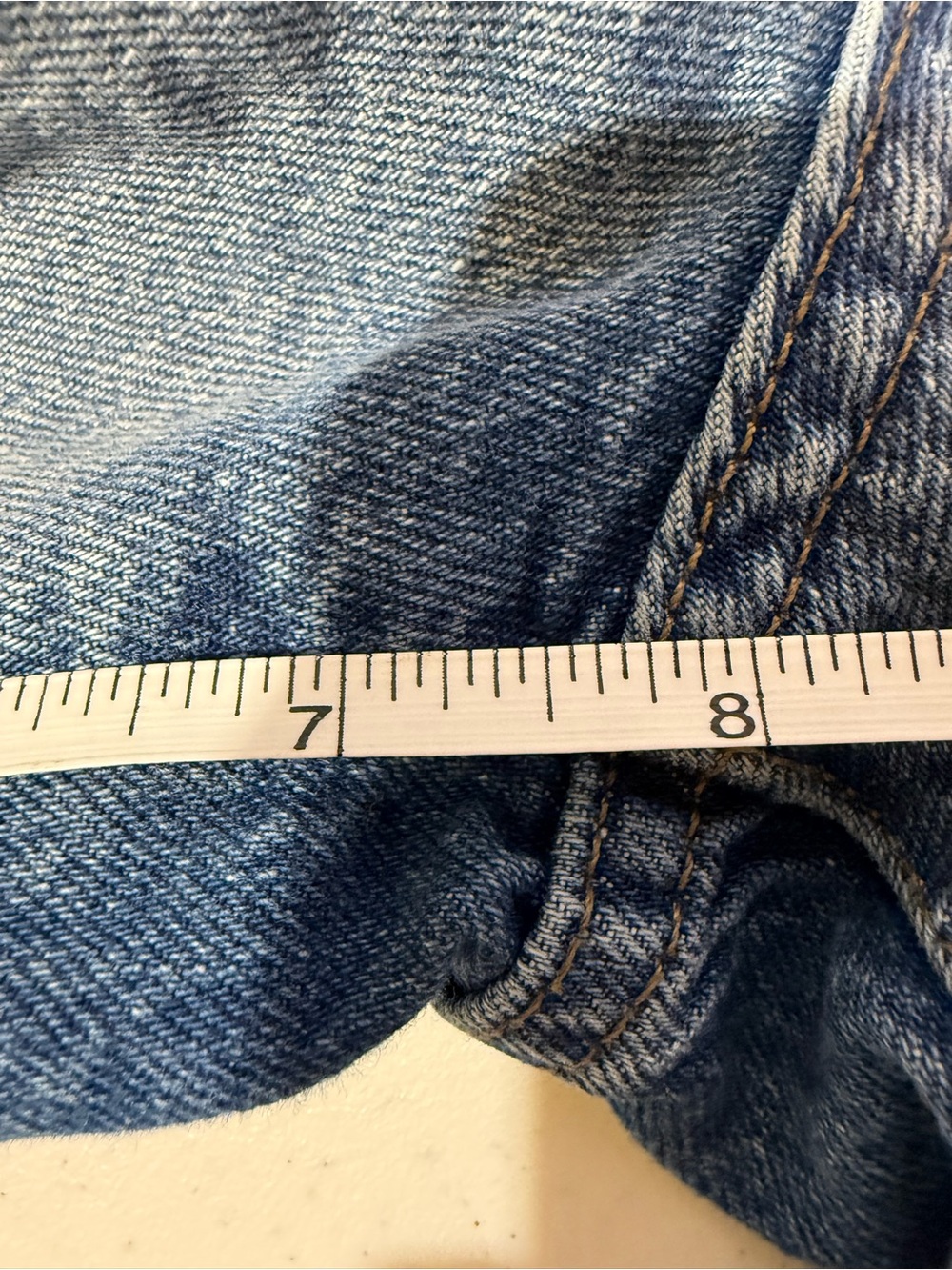 BDG Urban‎ Outfitters High Rise Y2K Denim Shorts W26 Medium Wash 100% Cotton - Picture 11 of 11